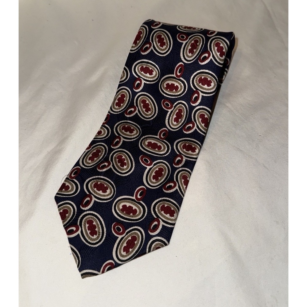 XMI for Nordstrom Men's Necktie Tie Italian Silk Made in‎ USA Geometric